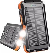 Lucky One - Solar Powerbank 20.000 mAh - Waterdicht - Gratis 3 in 1 Kabel