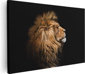Artaza - Peinture sur toile - Lion - Tête de Lion - 120 x 80 - Groot - Photo sur toile - Impression sur toile