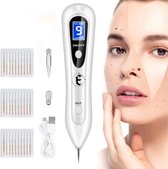 Mole Laser plasma pen - Zwart Draagbare Skin Tags Remover Met 9 Lcd-Display Donkere vlekken verwijderaar- Tattoo Verwijderaar- Moedervlekken Verwijderaar- Pigmentvlekken Verwijderaar- Wratten