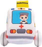 Loua's favorites pull back ambulance, Terugtrek autootjes, Speelgoed auto, zacht speelgoed, speelgoed 2 jaar, speelgoed 3 jaar