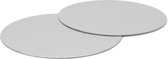 Cadeauverpakking - Rondellen - Rondel - Rond - Goud & Zilverkleurig - 20 centimeter Ø - 50 stuks (Diamantzakken apart verkrijgbaar)