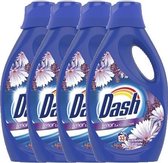 Dash - Vloeibaar Wasmiddel - Lavendel -  4 x 1.815L (132 wasbeurten) - Voordeelverpakking