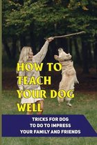 How To Teach Your Dog Well: Tricks For Dog To Do To Impress Your Family And Friends