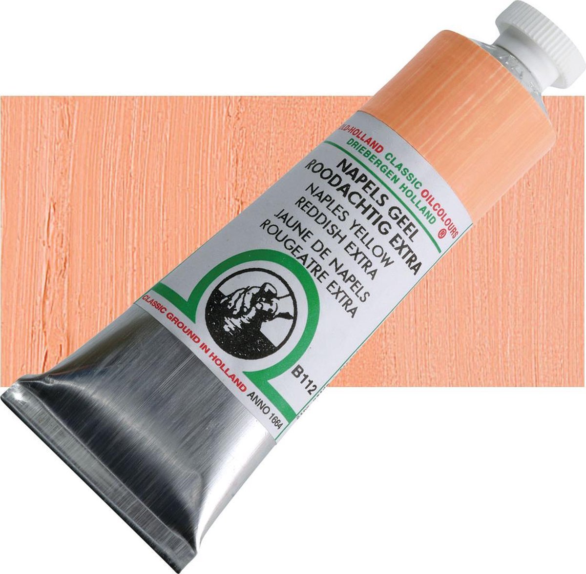 Old Holland Hoge Kwaliteit Olieverf 40 ml - Napels Geel Roodachtig Extra (B112)