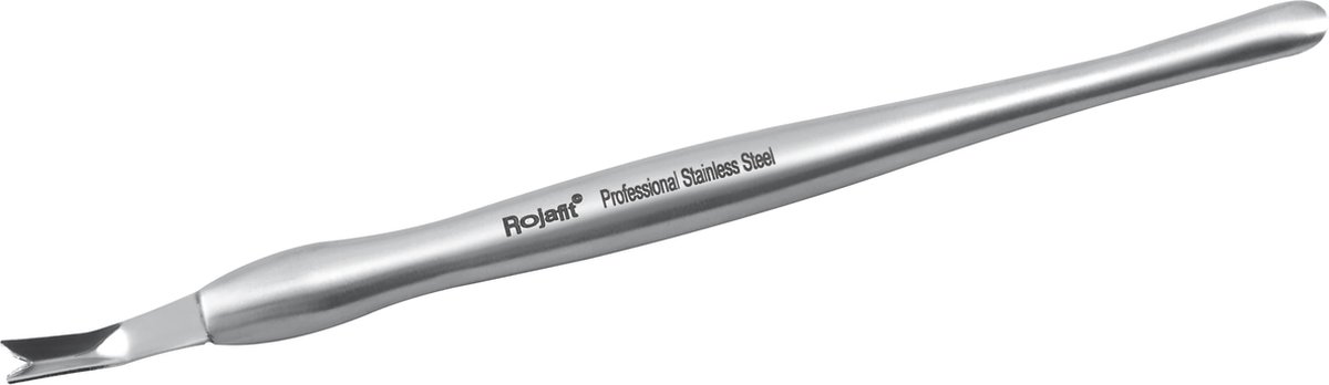 Rojafit Professional - Manicure dubbelinstrument - Nagelhuidmesje & Pusher - RVS -11,5 cm.