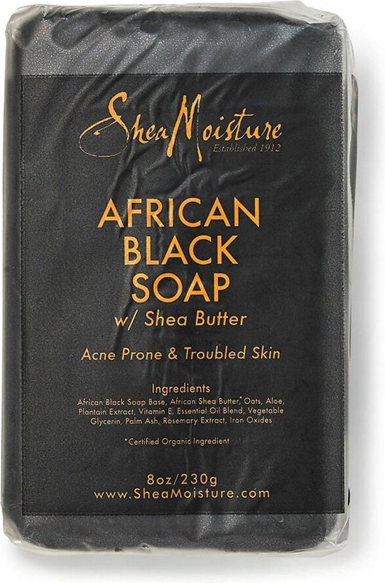 Shea Moisture African Black Soap - Soap Bar - 230 gr