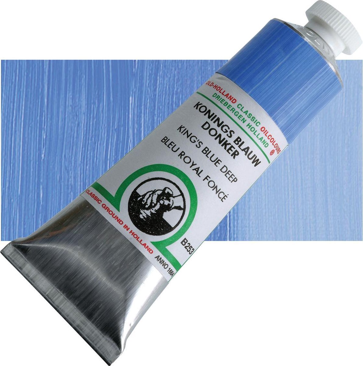 Old Holland Hoge Kwaliteit Olieverf 40 ml - Konings Blauw Donker (B253)