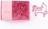 Eenhoorn Roze Paperclips | Leuke Schattige Paperclips in een Doosje | Verschillende Vormen en Maten | Dieren Mythische Wezens Eenhoorns Magisch Betoverend  | Metaal Roze | Metallic