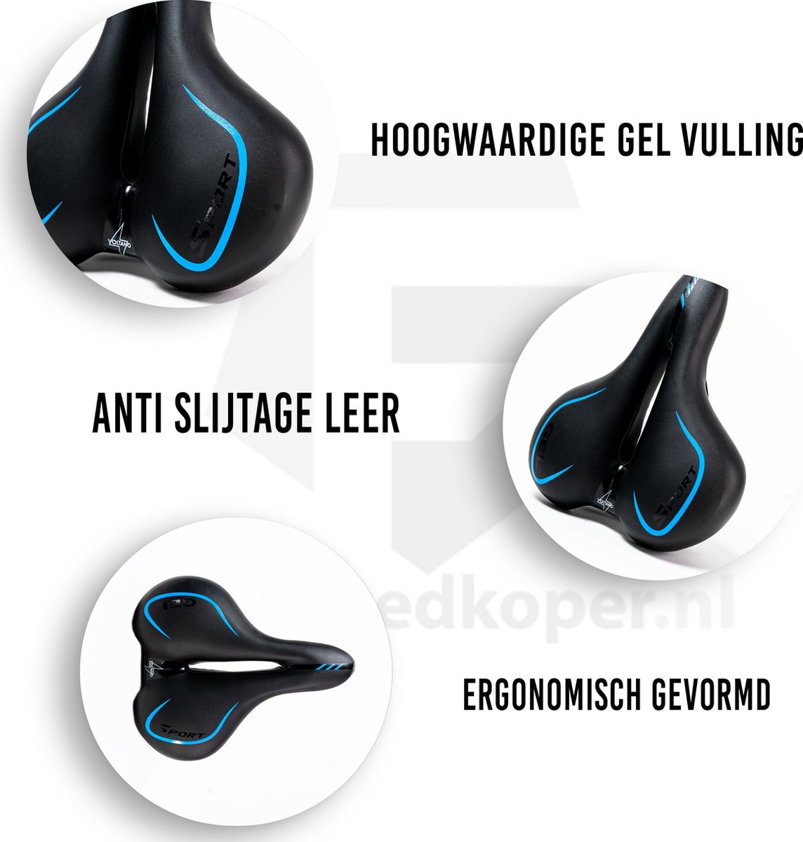 Pro Stealth Offroad Performance AF Zadel Zwart
