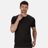 Regatta Fingal Edition Vochtdoorvoerend T-Shirt - Mannen - Zwart