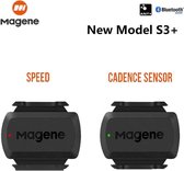 Magene S3+ snelheidssensor en Cadanssensor  met Dual mode (set van 2)  (met Nederlandse handleiding) - Snelheidsensor / speedsensor / cadanssensor is compatibel met Wahoo, Garmin, Mio, Polar, iPhone en Samsung - ANT+/BT4.0
