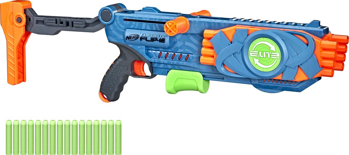 HASBRO NERF ELITE 2.0 FLIPSHOTS FLIP-16 GUN