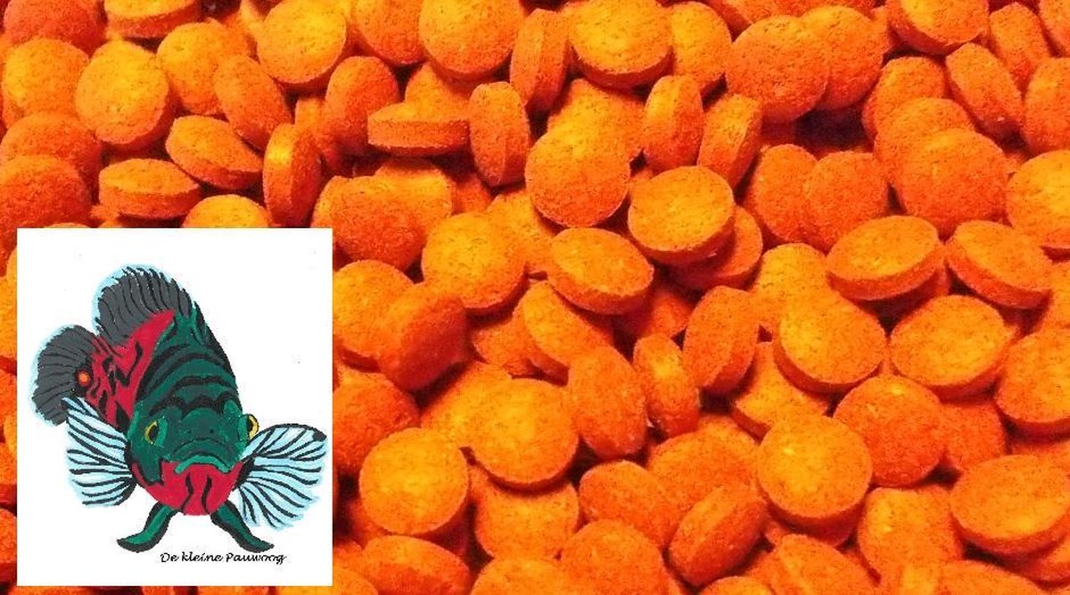 mini bodem tabletten rood  ( 1 L pot )