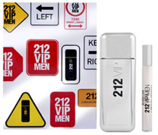 Carolina Herrera - 212 Vip Men Eau de toilette 100Ml + Eau de toilette 10Ml Giftset