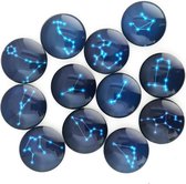 Koelkastmagneten - Zinaps Koelkast Magneetjes - Duurzame 3D Koelkast Magneetjes - Leuke Decoratieve Magneten voor koelkasten (Blue Constellation) (WK 02131)