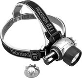 Allteq - Hoofdlamp - 7 leds - Verstelbaar - 275 lumen - Spatwaterdicht - 150 meter zicht - Zwart