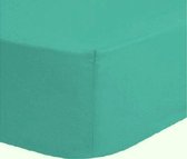 Bed Care Jersey Stretch Hoeslaken - 160/180x200 - 100% Katoen - 30CM Hoekhoogte - Turquoise