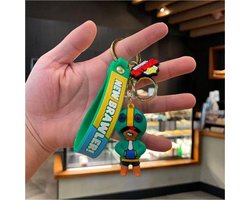 ProductGoods - 1 porte-clés Leon - Décoration de vélo - Porte-clés - Brawl Stars