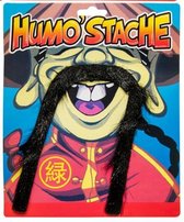 plaksnor Humo' Stache zwart Chinese
