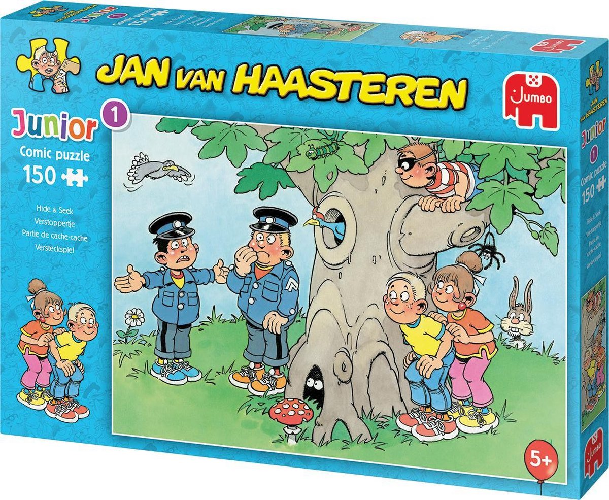 Jan van Haasteren Junior - Verstoppertje - 150 stukjes puzzel - Kinderpuzzel — afbeelding 2