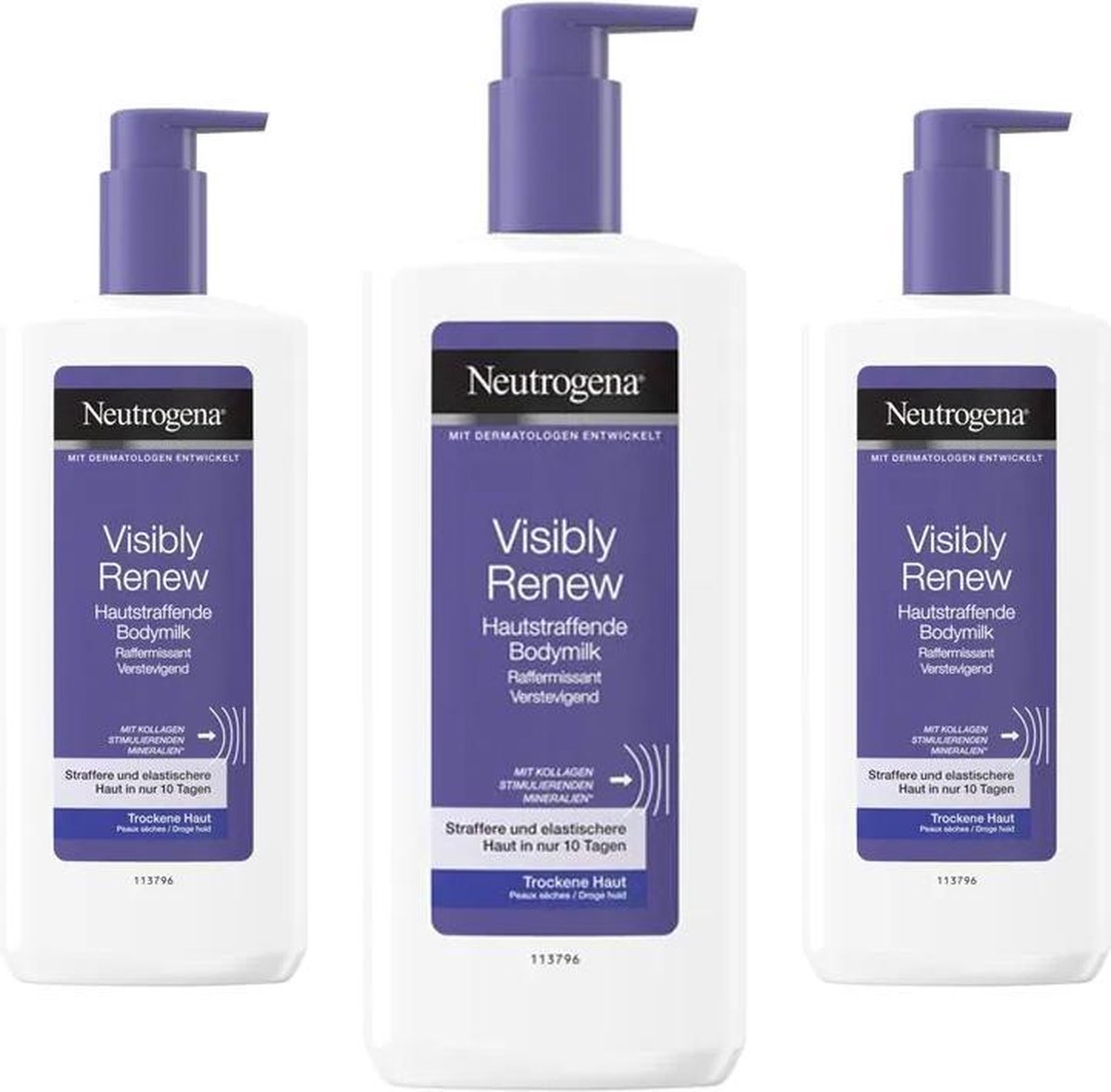 Neutrogena Visibly Renew Verstevigende Bodymilk - Multipack - 3 x 400 ml