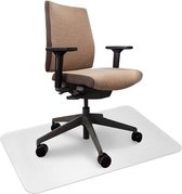 Vloerbeschermer Bureaustoel - Transparante Bureaustoelmat - Voor Harde en Zachte Vloeren - Waterdicht PVC Tapijt - 120 x 150 cm Stoelmat