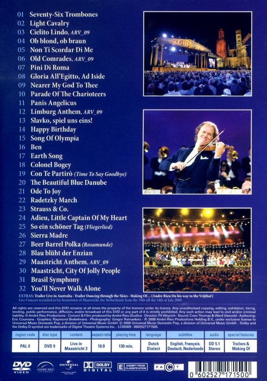 André Rieu - Live In Maastricht 3 (DVD) - André Rieu