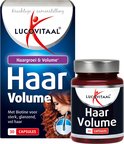 Verpakking en flesje van Lucovitaal Haar Volume, 30 capsules.