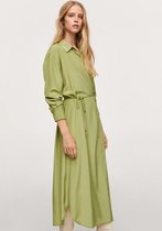 Mango Jurk Satijnen Overslagjurk 17044761 43 Dames Maat - 46
