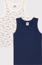 Petit Bateau 2 Pack Jongens Onderhemd - Maat 110