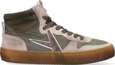 Archivio,22 541 Hoge sneakers - Leren Sneaker - Dames - Groen - Maat 41