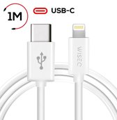 USB C Lightning Kabel - Apple Lightning naar USB C - 1 Meter Fast Charging Kabel iPhone - Wit