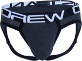 Andrew Christian - Show-it Locker Room Jock - Maat M - Jockstrap - Mannen Ondergoed - Charcoal Grijs