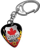 Plectrum sleutelhanger Canada Rocks!