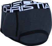 Andrew Christian - Flashlift Boxer Show-it - Maat XL - Heren Boxer - Mannen Ondergoed - Charcoal Grijs