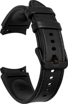 Lederen Armband Geschikt Voor Samsung Galaxy Watch4 40mm/44mm / Watch 4 Classic 42mm/46mm - Smartwatch Horloge Bandje - Sportband Armband Polsband Strap - Horloge Band - Sport Watc