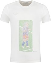 Svyent light schets Ronaldinho T-shirts wit