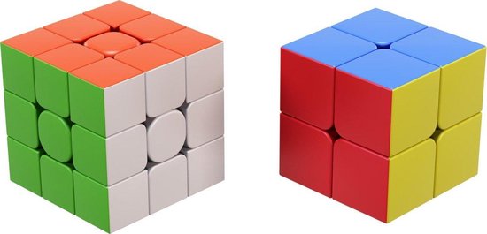 Thumbnail van een extra afbeelding van het spel Moyu - Speed Cube Set - 3x3 - 2x2 - Upgraded versie - Breinbreker - Kubus