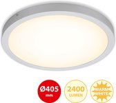 Briloner Leuchten - LED opbouwlamp, plafondlamp, 21 W, 2.000 Lumen, 4.000 Kelvin, Rond, Wit