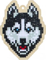 DIY - KIT Wizardi Diamond painting Husky - 7,3 x 9,3 cm