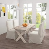 Medina Eettafel 160x80x75 cm massief teakhout