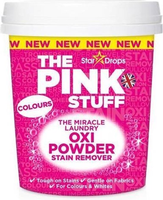 Stardrops The Pink Stuff Miracle Laundry Oxi Powder Stain Remover For Colours