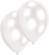 ballonnenset Pearl 27,5 cm latex wit 25 stuks