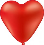 hart-ballonnen 14 cm latex rood 8 stuks