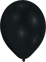 ballonnen zwart 27,5 cm 25 stuks