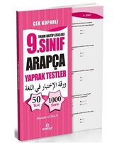 İmam Hatip Liseleri 9. Sınıf Arapça Yaprak Testler