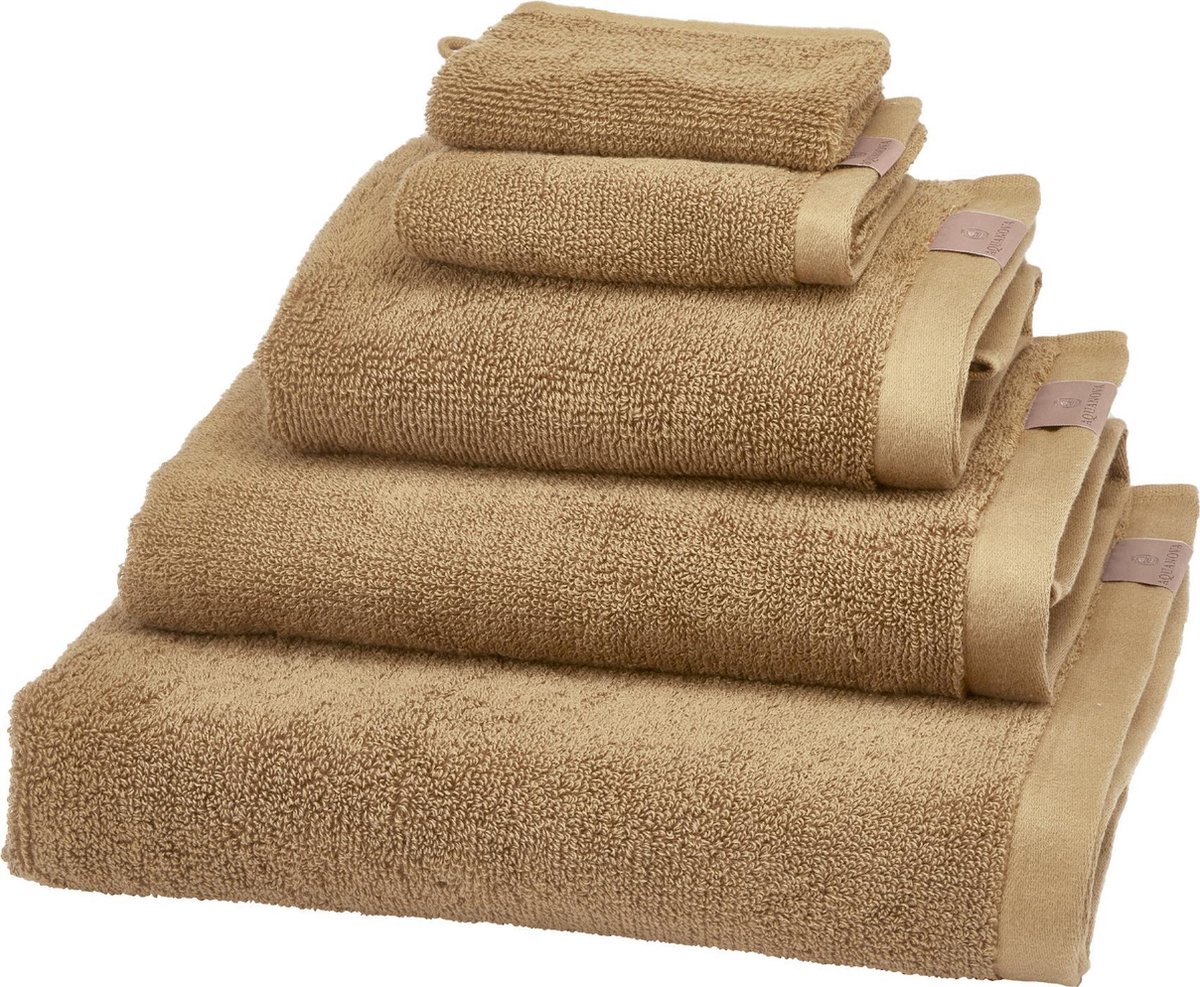 Aquanova Handdoek (afm 55x100cm) set/3 OSLO kleur Ginger-299