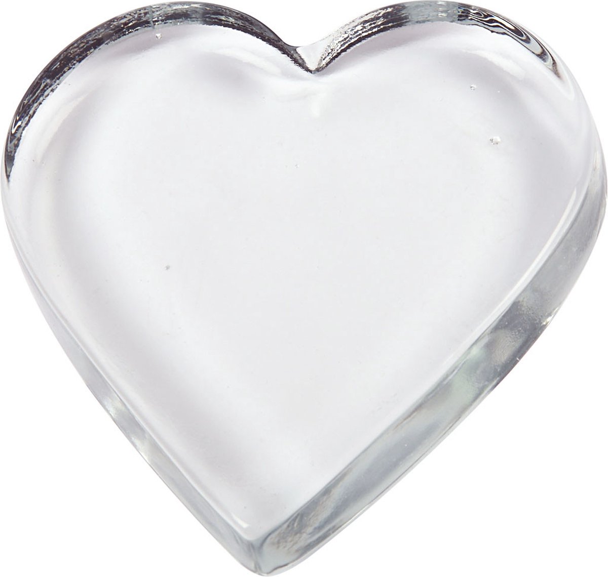 Hart, afm 10x9 cm, dikte 15 mm, 1 stuk