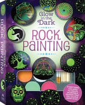 Glow in the Dark Stenen Verven en Dotting Set - Happy Stones Set