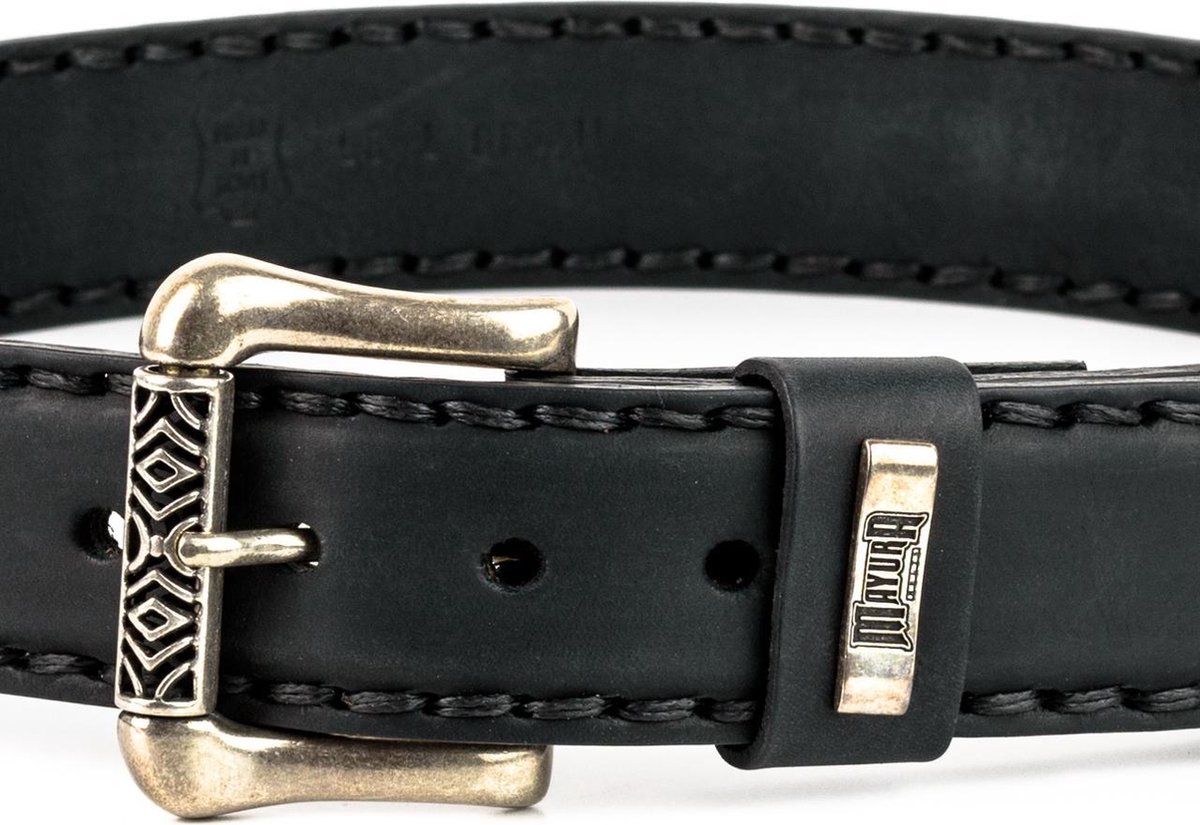 Mayura Riem 338 Zwart Cowboy Western Concho Vlechtwerk 4cm Breed Verwisselbare Gesp — cadeau in Mode & Accessoires - foto 4